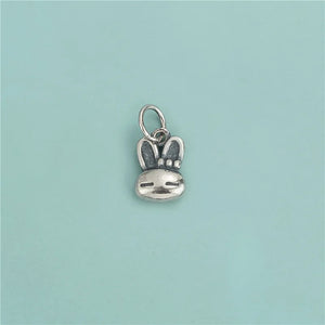 TrustDavis 925 Silver Rabbit Charm Pendant DIY Jewelry DZ633