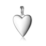 TrustDavis 925 Silver Heart Charm Pendant DIY Jewelry DZ70
