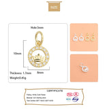 TrustDavis Crown CZ Charms Pendant For Bracelet Necklace DIY Accessories