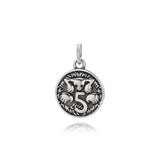 925 Sterling Silver Sweet Skull Wing Charm Pendant for Necklace DIY