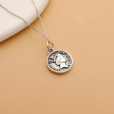 925 Sterling Silver Sweet Skull Wing Charm Pendant for Necklace DIY