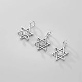 TrustDavis 925 Silver Sweet Star Eye Charm Pendant DIY Jewelry