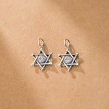 TrustDavis 925 Silver Sweet Star Eye Charm Pendant DIY Jewelry