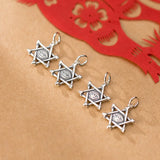 TrustDavis 925 Silver Sweet Star Eye Charm Pendant DIY Jewelry