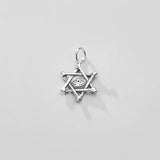 TrustDavis 925 Silver Sweet Star Eye Charm Pendant DIY Jewelry