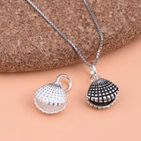 TrustDavis 925 Sterling Silver Seashells Charm Pendant DIY Fine Jewelry