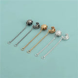 TrustDavis 925 Silver Sun Moon Chain DIY Necklace Bracelet Fine Jewelry DZ646