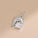 TrustDavis 925 Sterling Silver Animal Charm Pendant for Children DIY Jewelry