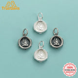 Davis 925 Sterling Silver Rotundity Pendant for Jewelry DIY