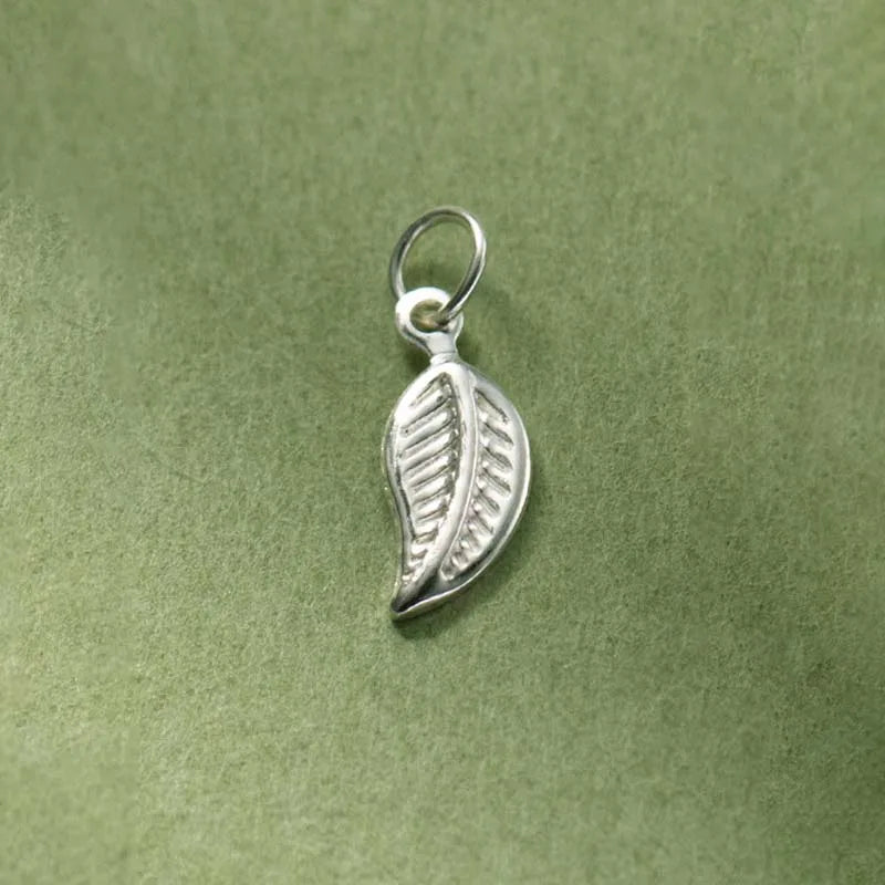 TrustDavis 925 Sterling Silver Plant Pendant Necklace Jewelry DZ1601