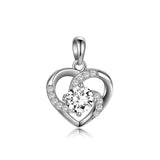 Vintage Heart Charm Pendant for Women DIY Jewelry DH0042