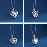 Vintage Heart Charm Pendant for Women DIY Jewelry DH0042
