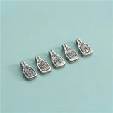 TrustDavis 925 Silver Vintage Lion Bracelet Pendant DIY Accessory DZ843