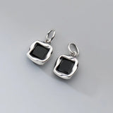 TrustDavis Vintage Zircon Charm Pendant 925 Sterling Silver Jewelry DZ963