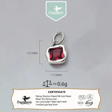 TrustDavis Vintage Zircon Charm Pendant 925 Sterling Silver Jewelry DZ963