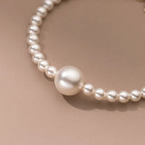 Davis 925 Silver Freshwater Pearl Bracelet for Mum - S925 Jewelry Set