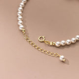 Davis 925 Silver Freshwater Pearl Bracelet for Mum - S925 Jewelry Set
