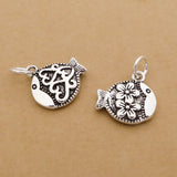 TrustDavis 925 Sterling Silver Fish Pendant DIY Necklace Fine Jewelry