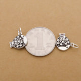 TrustDavis 925 Sterling Silver Fish Pendant DIY Necklace Fine Jewelry