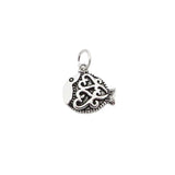 TrustDavis 925 Sterling Silver Fish Pendant DIY Necklace Fine Jewelry