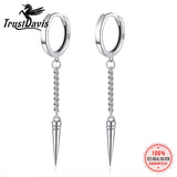 925 Sterling Silver Punk Chain Hoop Earring for Women