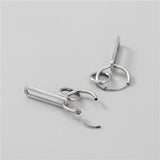 925 Thai Silver Hoop Earring Wedding Party Jewelry