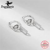 925 Thai Silver Hoop Earring Wedding Party Jewelry