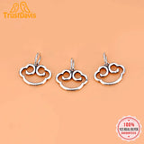 TrustDavis 925 Sterling Silver Sweet Cloud Charm Pendant DIY Accessories