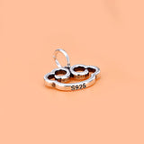 TrustDavis 925 Sterling Silver Sweet Cloud Charm Pendant DIY Accessories