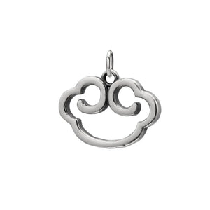 TrustDavis 925 Sterling Silver Sweet Cloud Charm Pendant DIY Accessories