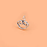 TrustDavis 925 Sterling Silver Sweet Cloud Charm Pendant DIY Accessories