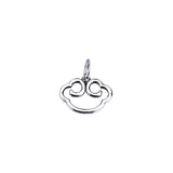 TrustDavis 925 Sterling Silver Sweet Cloud Charm Pendant DIY Accessories