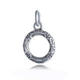 925 Sterling Thai Silver Sweet Round Grain Charm Pendant Jewelry