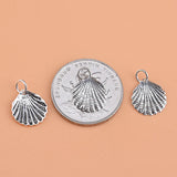TrustDavis 925 Sterling Silver Shell Charm Pendant DIY Jewelry HY141
