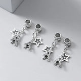 TrustDavis 925 Sterling Sweet Star Tower Charms for DIY Jewelry
