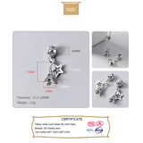 TrustDavis 925 Sterling Sweet Star Tower Charms for DIY Jewelry