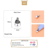 TrustDavis 925 Sterling Silver Sweet Synthesis Pearl Charm Pendant