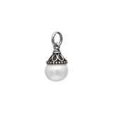 TrustDavis 925 Sterling Silver Sweet Synthesis Pearl Charm Pendant