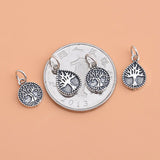TrustDavis 925 Sterling Silver Sweet Tree Charm Pendant DIY Jewelry HY094