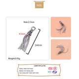 TrustDavis 925 Sterling Silver Tassel Snake Charm Pendant