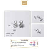 925 Sterling Thai Silver Tulip Flower Charm Pendant DIY Jewelry
