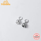 925 Sterling Thai Silver Tulip Flower Charm Pendant DIY Jewelry
