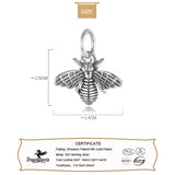 925 Sterling Silver Bee Charm Pendant DIY Jewelry DZ478