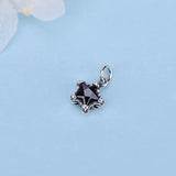 TrustDavis Real 925 Sterling Silver Star CZ Charm Pendant DIY Accessories