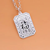 TrustDavis 990 Sterling Silver Zodiac Charm Pendant