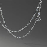 TrustDavis Romantic Heart LOVE Chain Necklace for Women Wedding