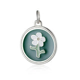 TrustDavis Sterling Silver Flower Pendant DIY Necklace Bracelet
