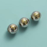 TrustDavis Sterling Silver Ball Beads DIY Bracelet Necklace Jewelry DZ955