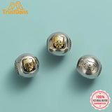 TrustDavis Sterling Silver Ball Beads DIY Bracelet Necklace Jewelry DZ955