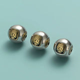 TrustDavis Sterling Silver Ball Beads DIY Bracelet Necklace Jewelry DZ955